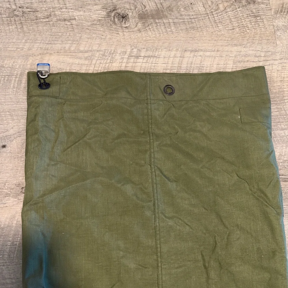 Vintage US Military Nylon Duffel Bag Type II Olive Drab DLA100-85-C-4151 36x24